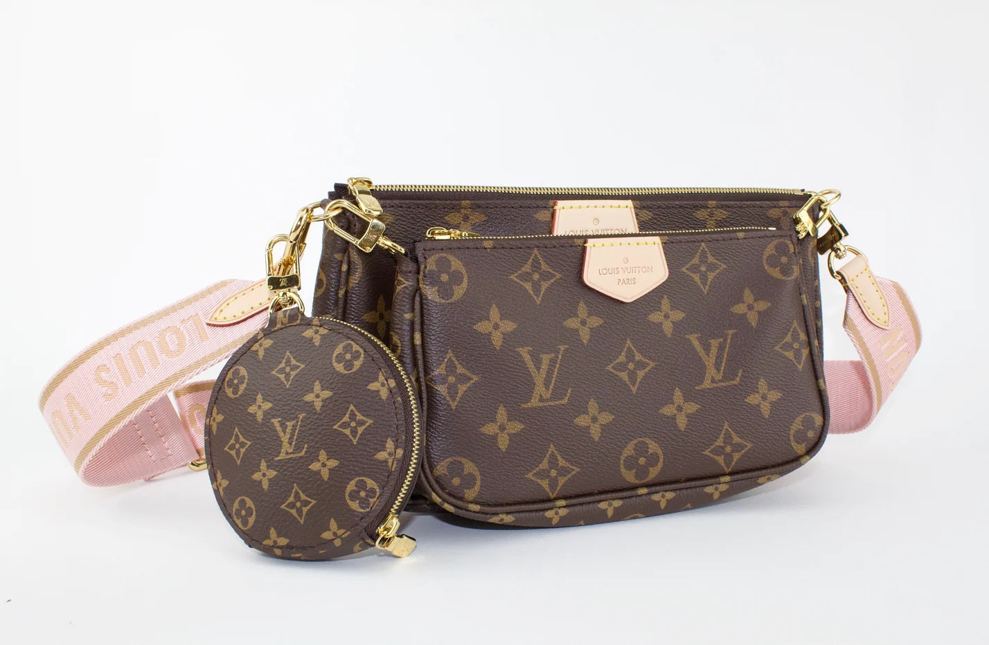 Louis Vuitton MULTI POCHETTE Monogram Crossbody Bag