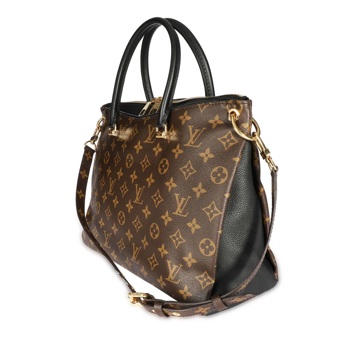 Louis Vuitton PALLAS MM Monogram Noir Shoulder Bag