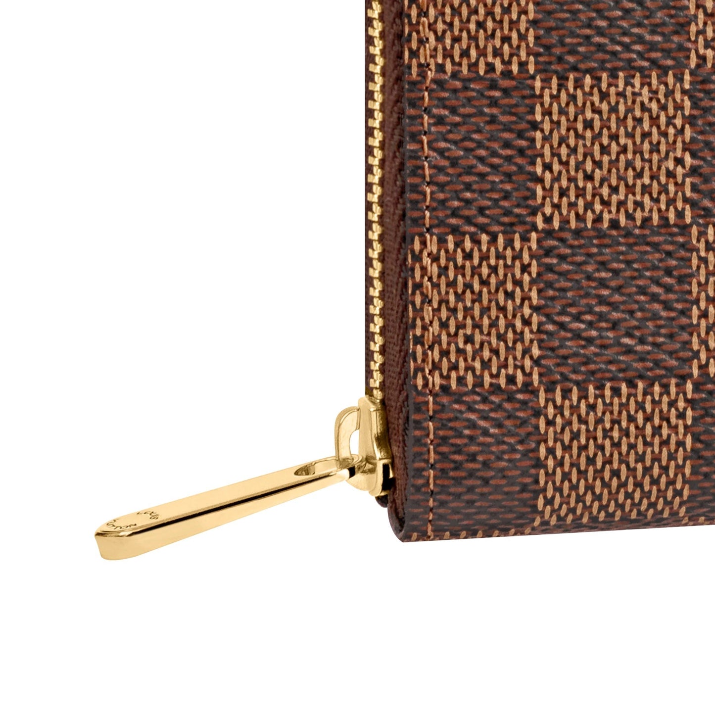 Louis Vuitton ZIPPY COIN PURSE EBENY Damier Wallet Case