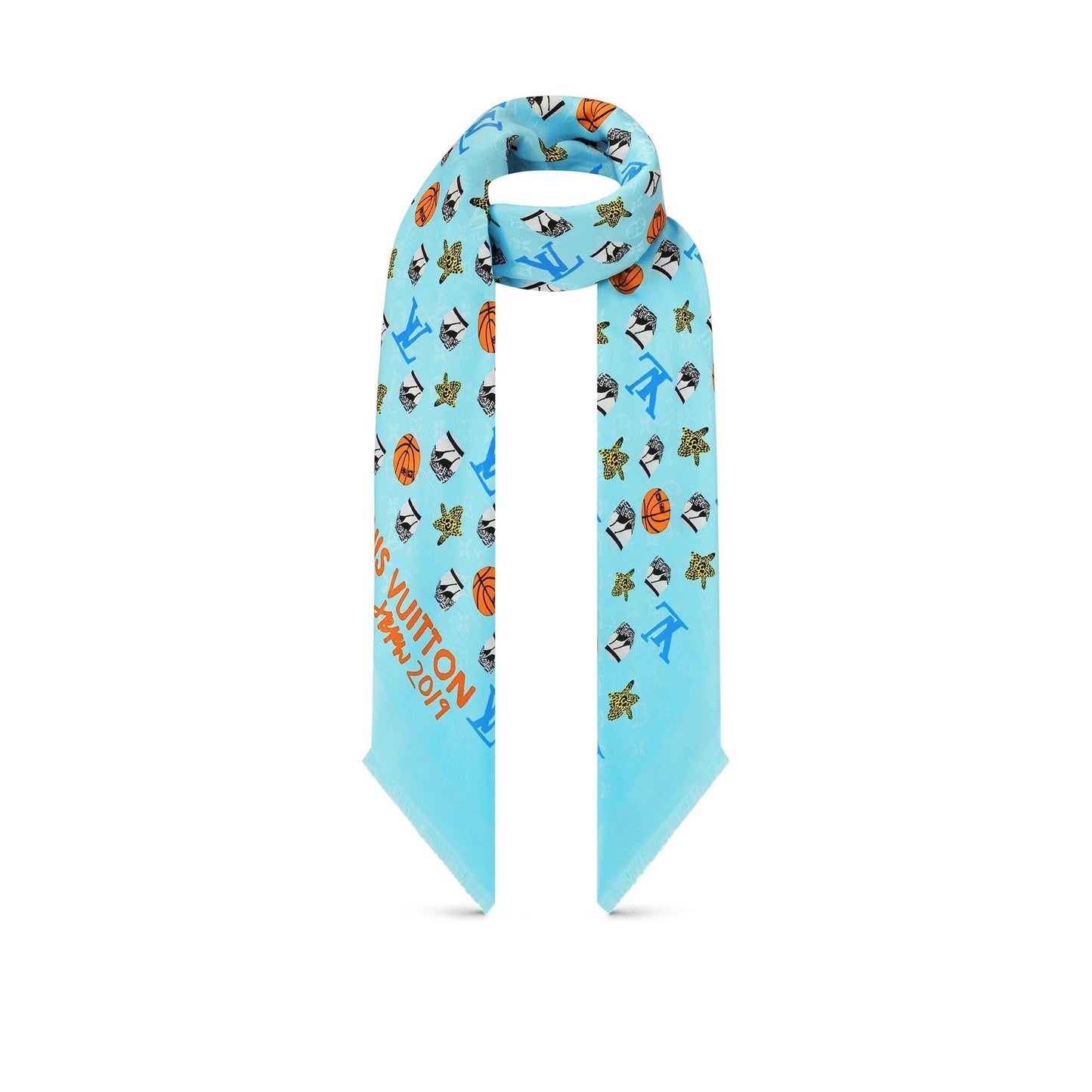 Louis Vuitton X JONAS WOOD SHAWL Monogram Scarf