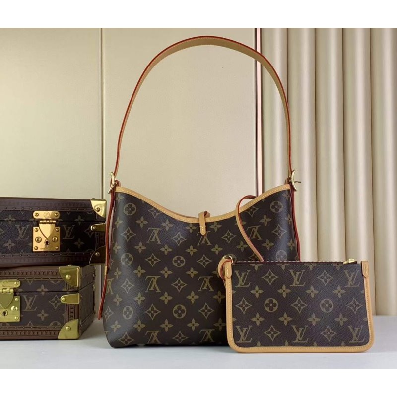 Louis Vuitton Carry All Shoping Bag Travel Bag