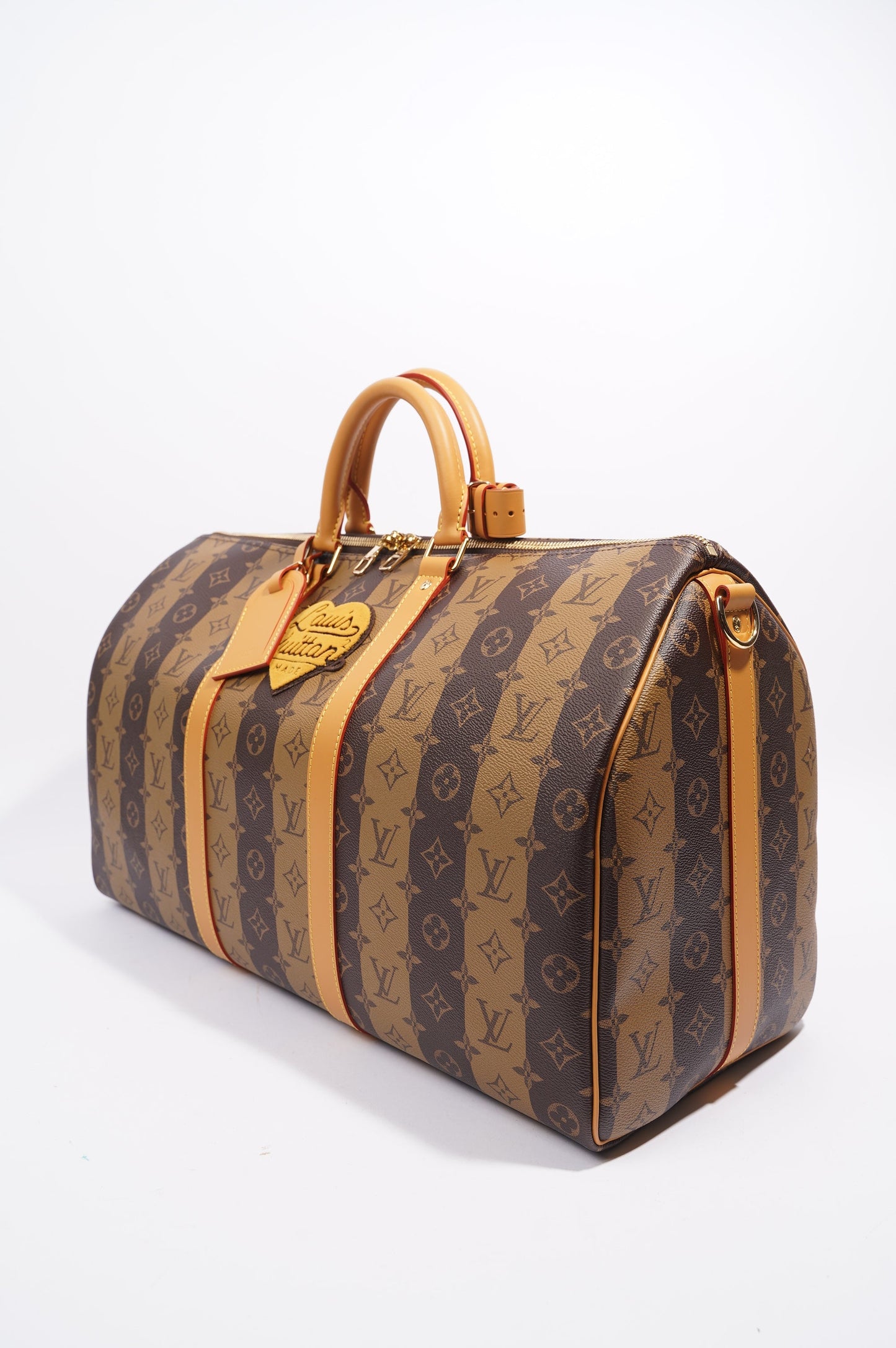 Louis Vuitton x Nigo Keepall Bandouliere Reverse 50 Monogram Canvas Travel Bag