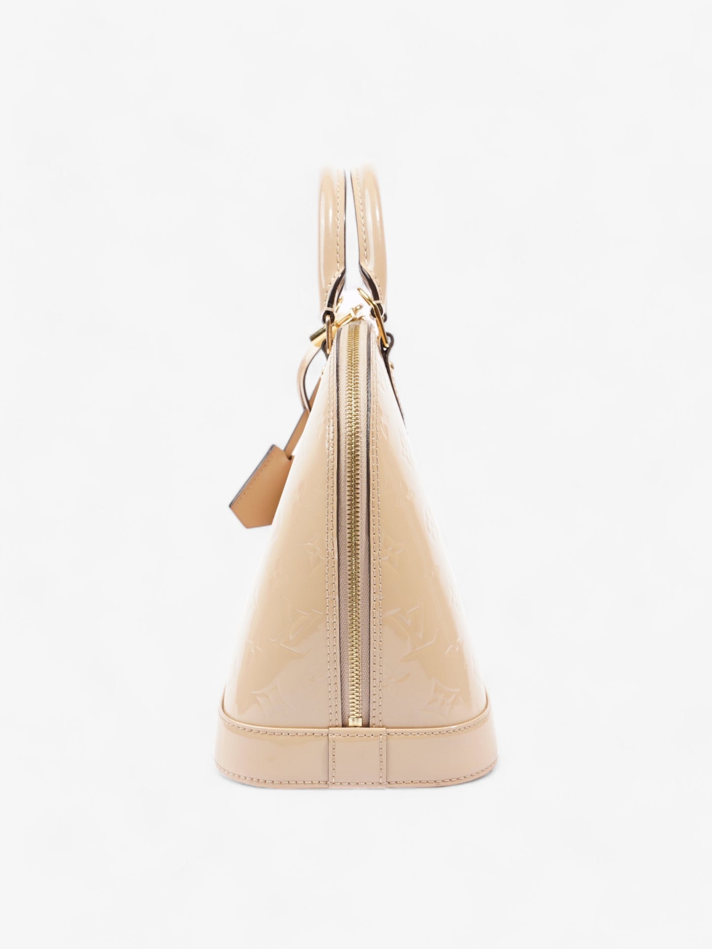 Louis Vuitton Alma PM Vernis Leather Beige Handbag