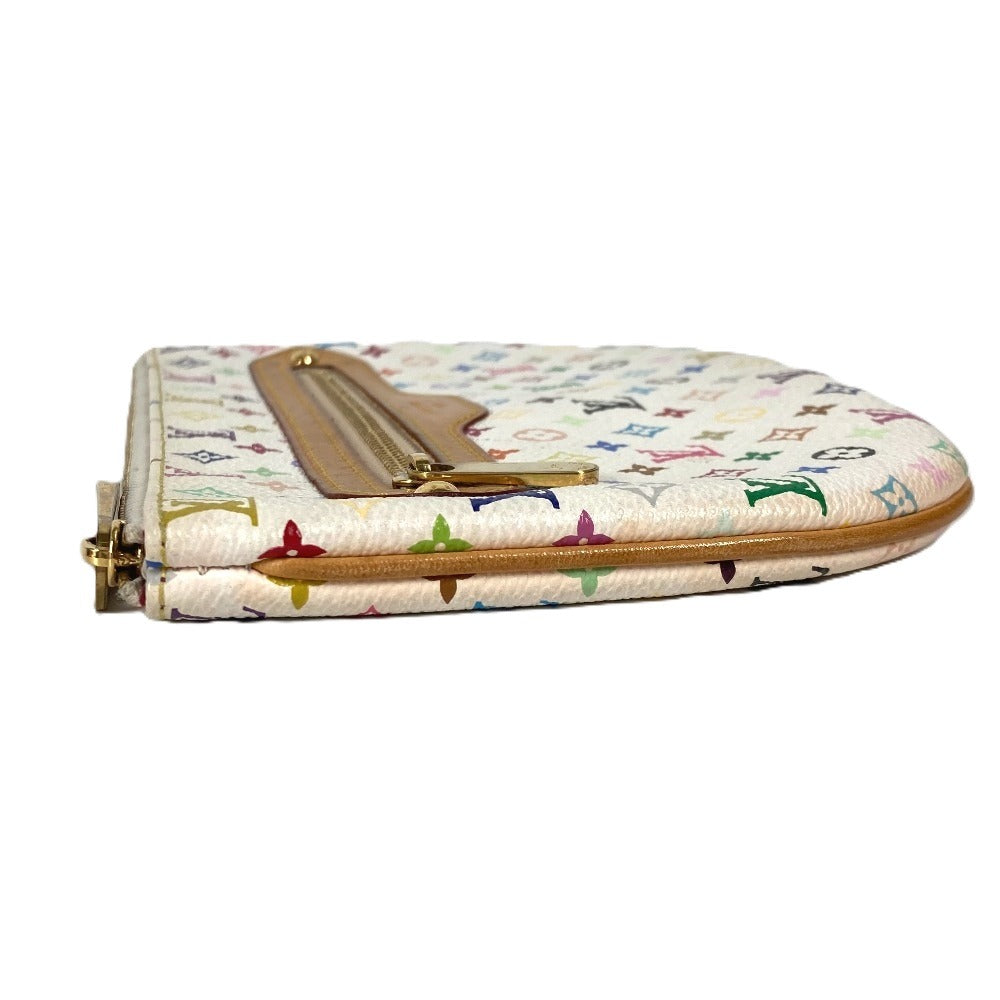 Louis Vuitton Pouch M60027 Pochette GM Monogram Canvas White Multicolor Clutch Bag