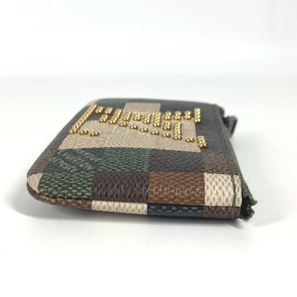 Louis Vuitton Coin M83175 Damier Pop Pochette Leather Multicolor Clutch Bag