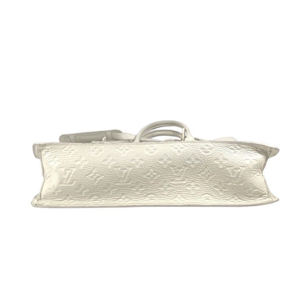 Louis Vuitton M53265 Taurillon Clemence Taurillon Clemence Monogram Leather White Handbag