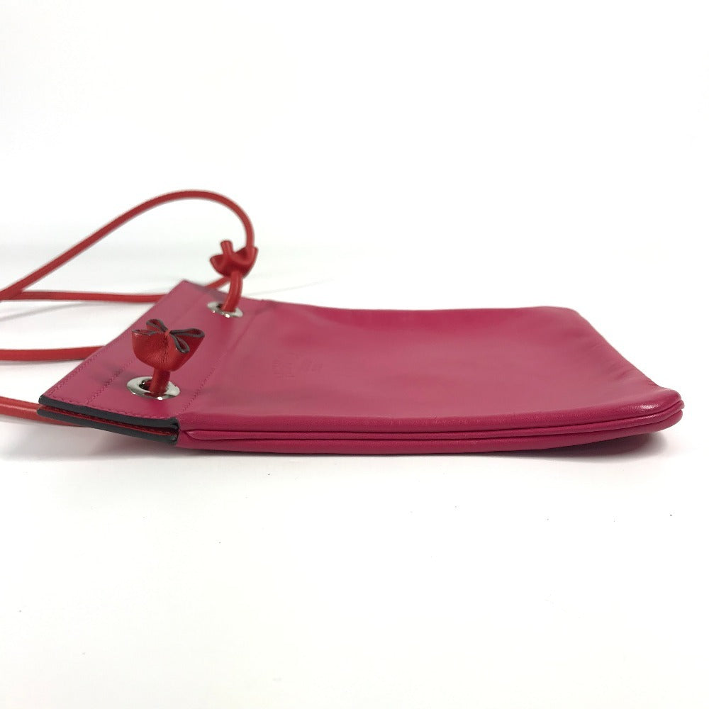 Hermes Shoulder Bag By Color Sac Aline Leather Pink Mini