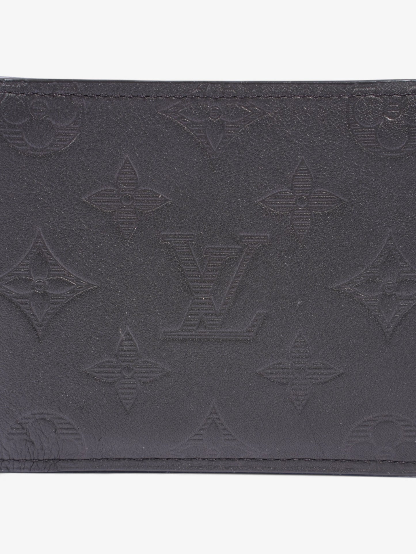 Louis Vuitton Multiple Leather Calfskin Black Wallet Case