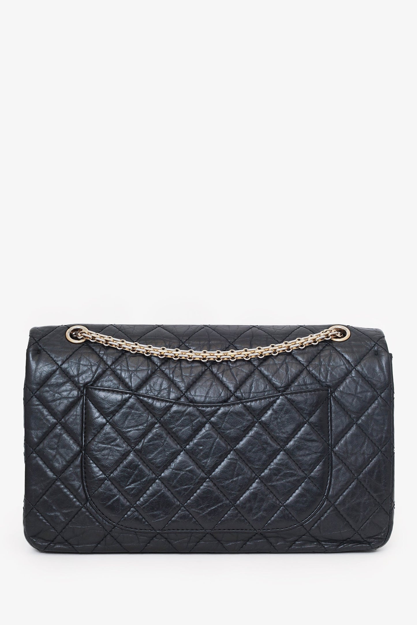 Chaneltm Black Quilted Aged Calfskin Large Reissue 255 Shoulder Bag