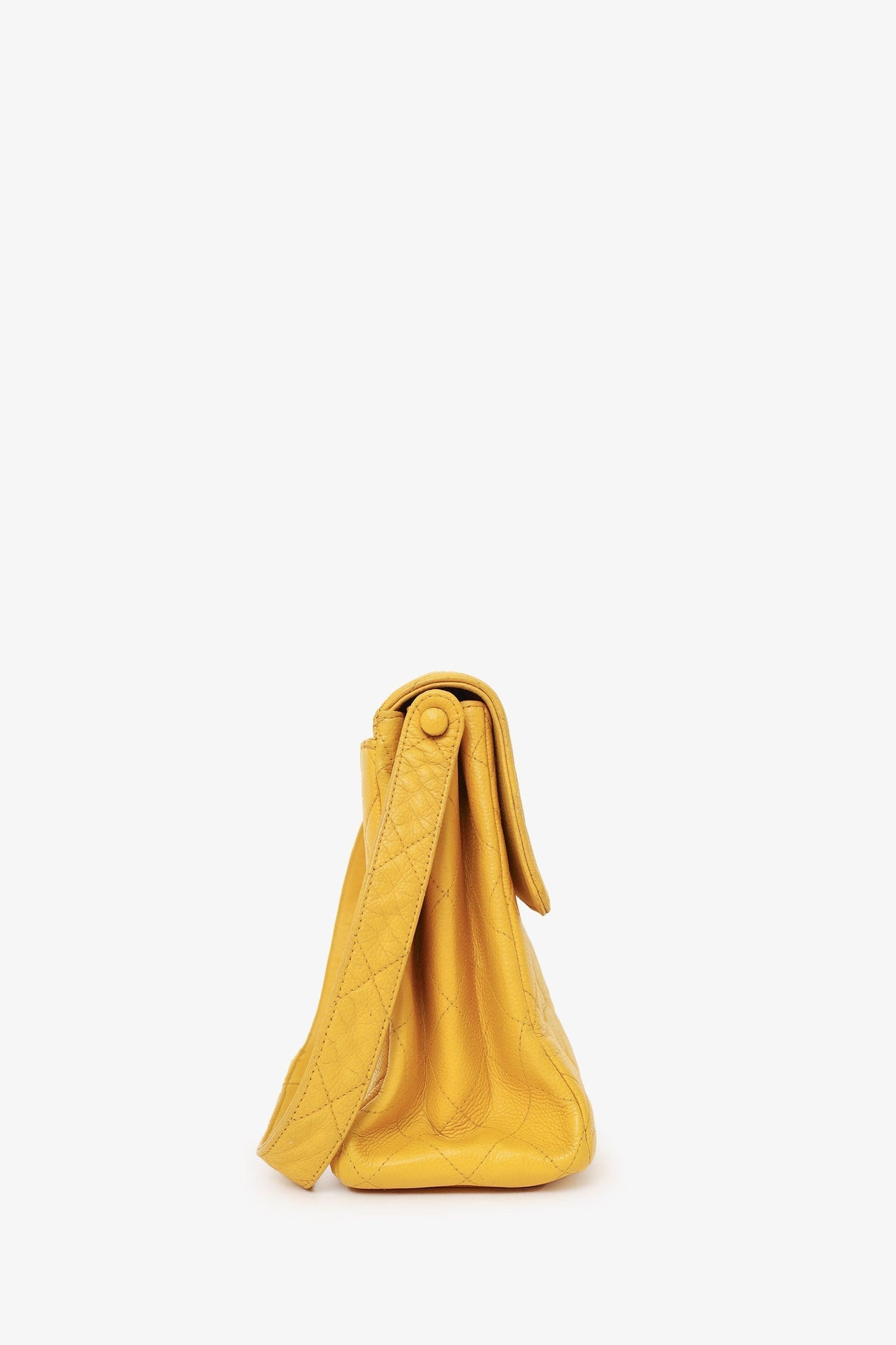 Chaneltm Yellow Caviar Leather CC Shoulder Bag
