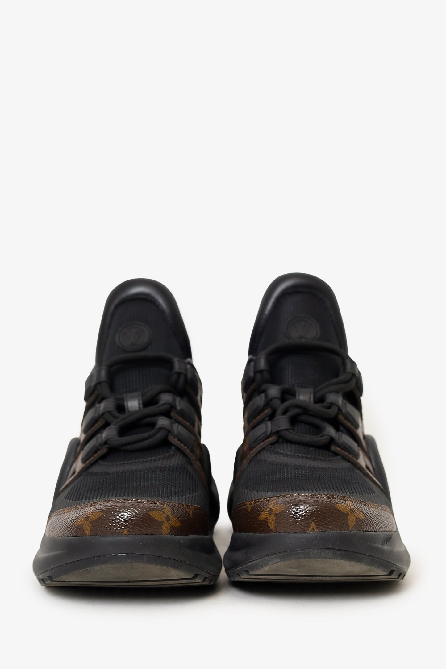 Louis Vuitton Black/Monogram Archlite Sneakers Size 39