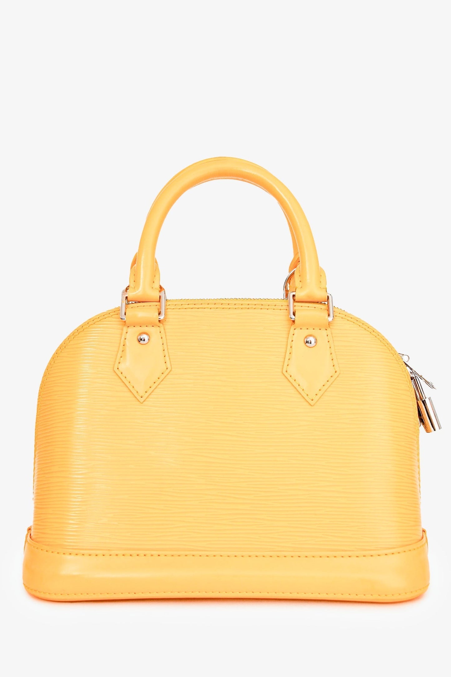 Louis Vuitton 2013 Yellow Epi Leather Alma BB Bag