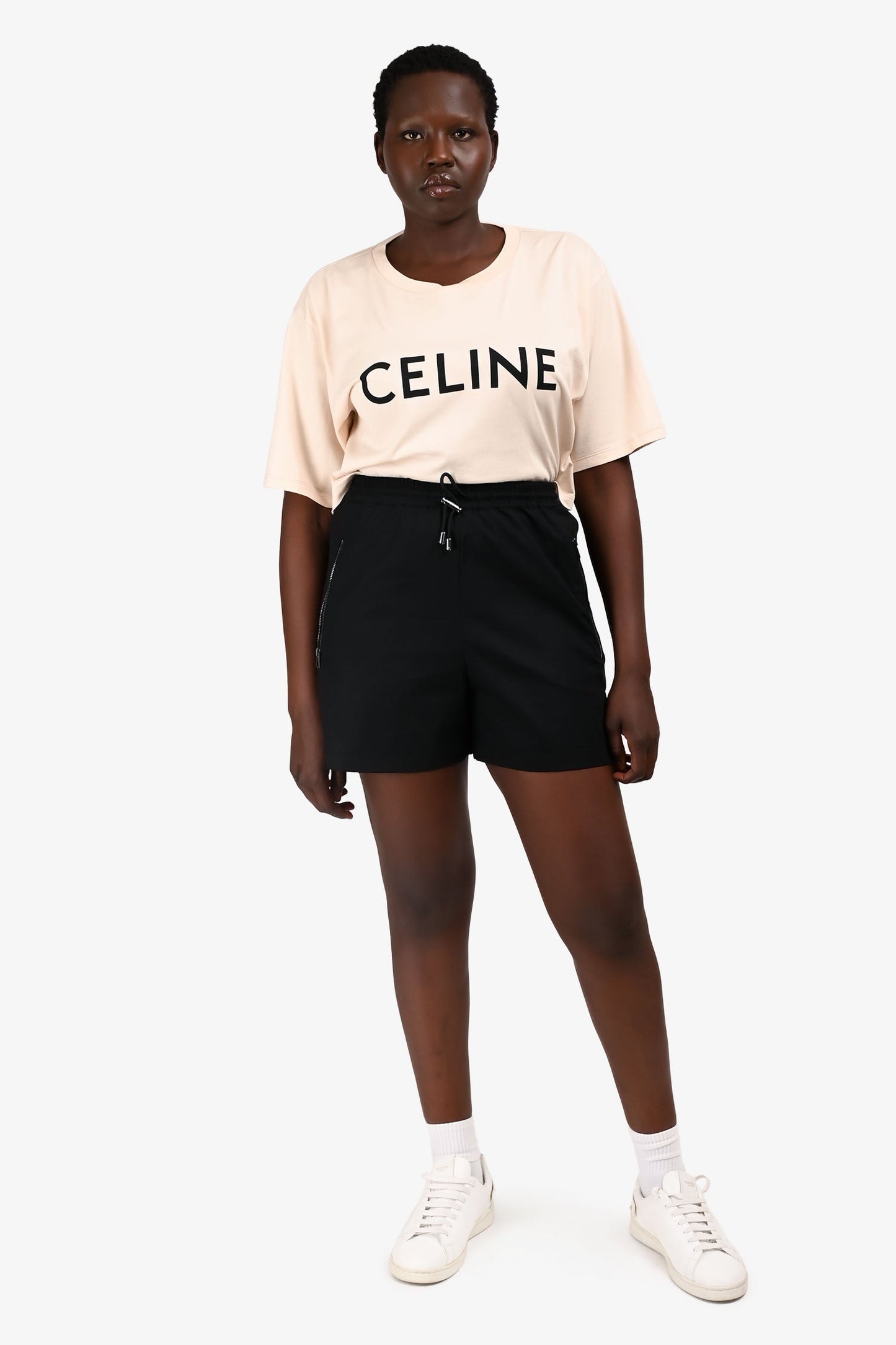 Dior Handbag Christian Shorts Nylon Black