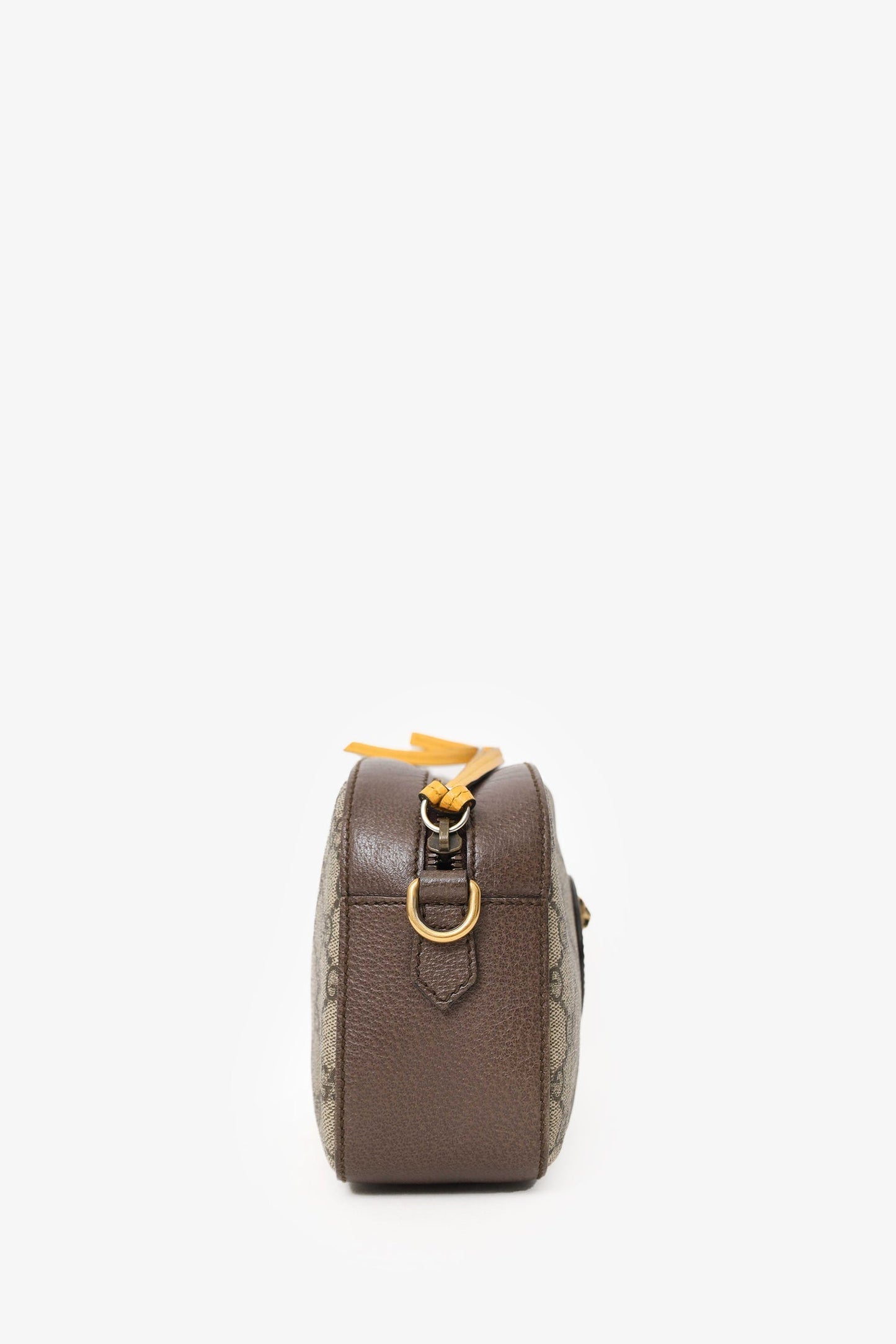 Gucci Brown Neo Messenger Bag With Web Strap