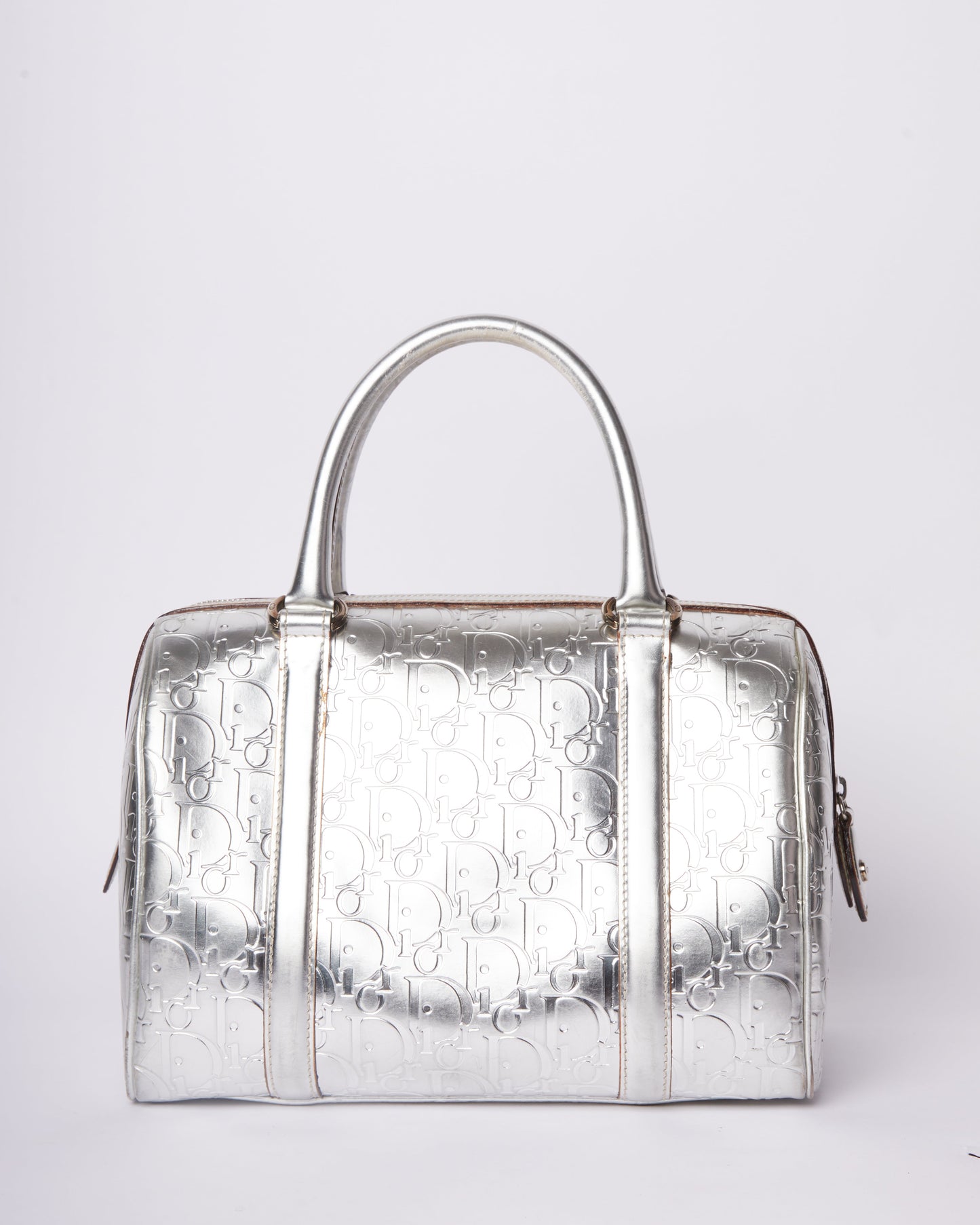 Dior Handbag Bowling Leather