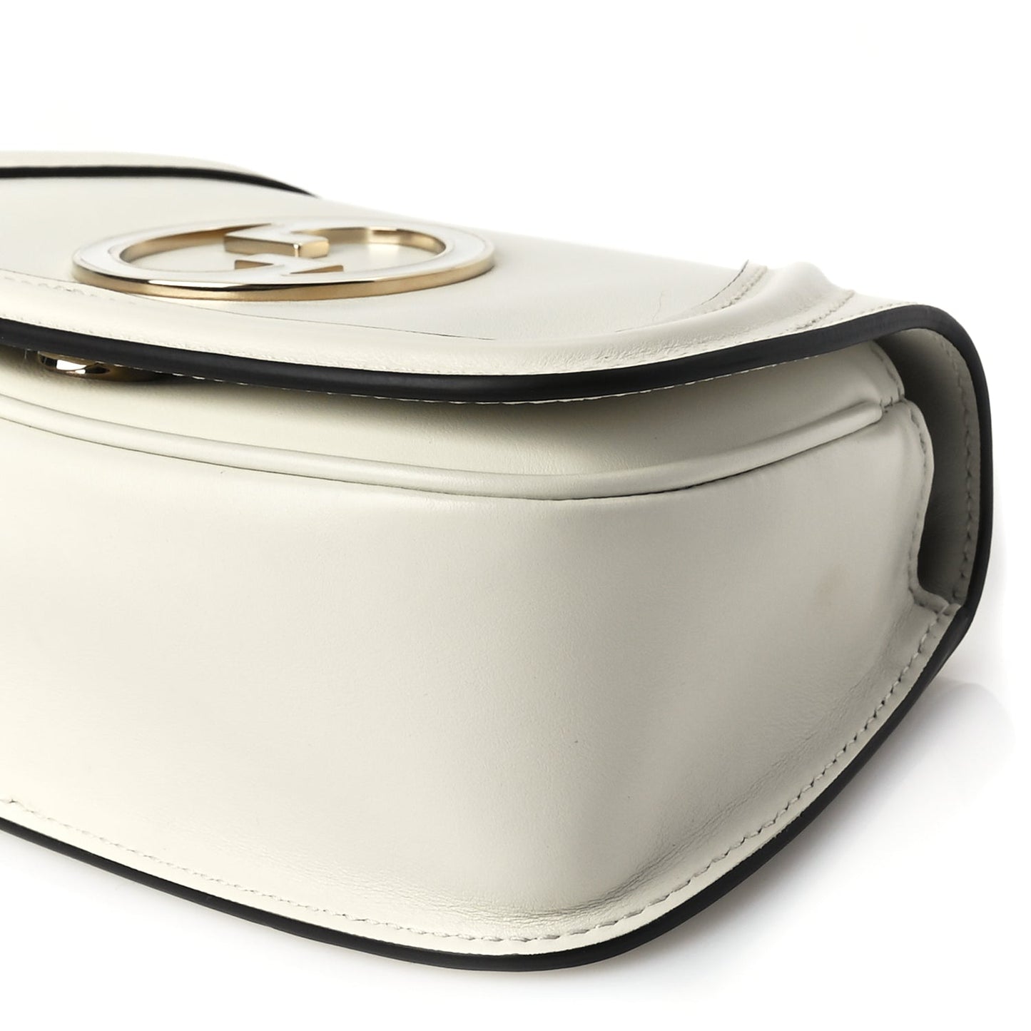 Gucci Calfskin Blondie Small Shoulder Bag Mystic White