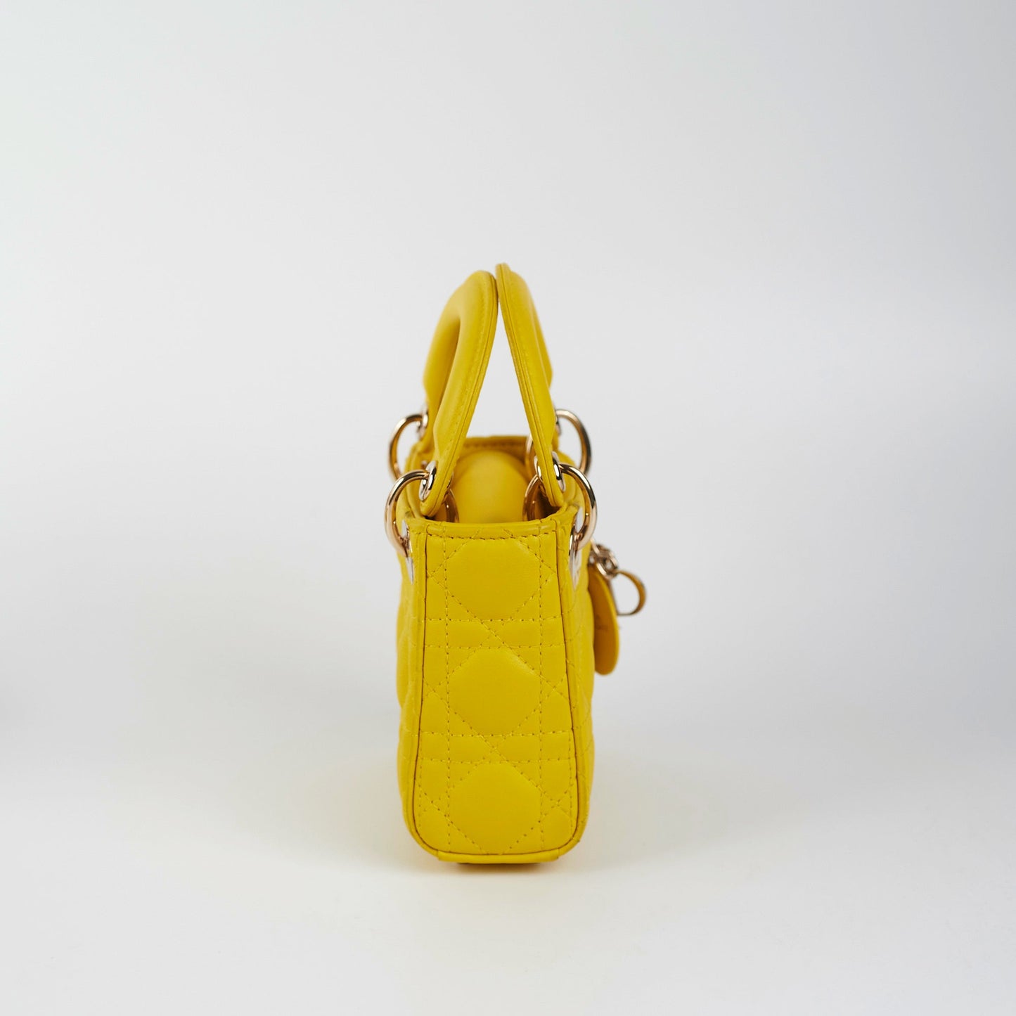 Dior Deal Of The Week Lady Crossbody Bag Yellow Micro