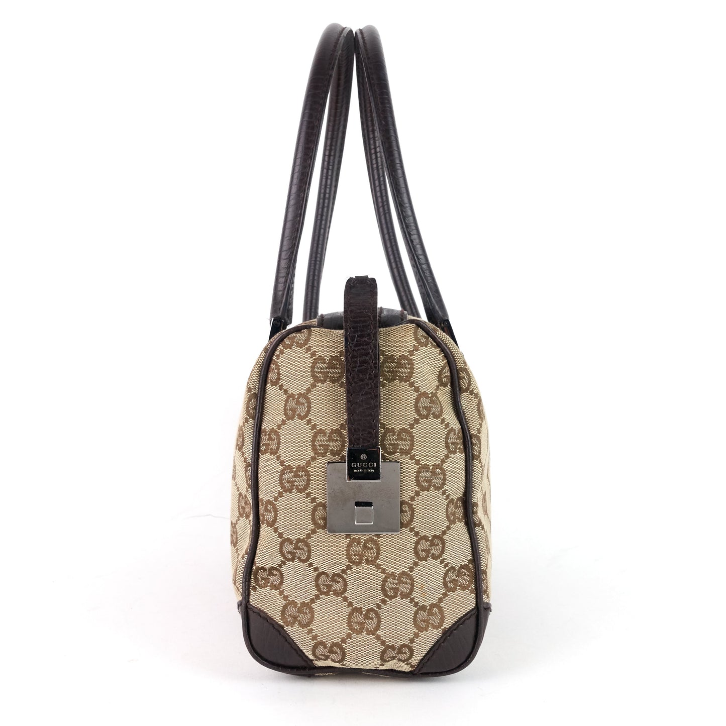 Gucci Boston Bag Canvas Small Travel Bag