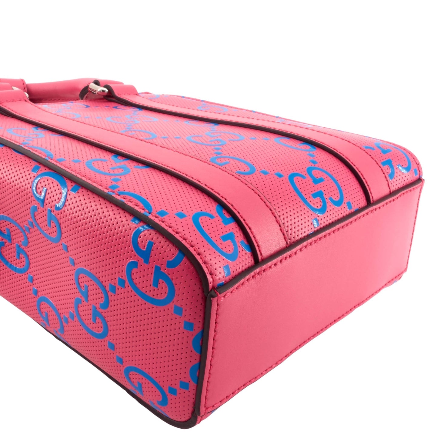 Gucci Tennis Perforated Calfskin Tote Bag Mini