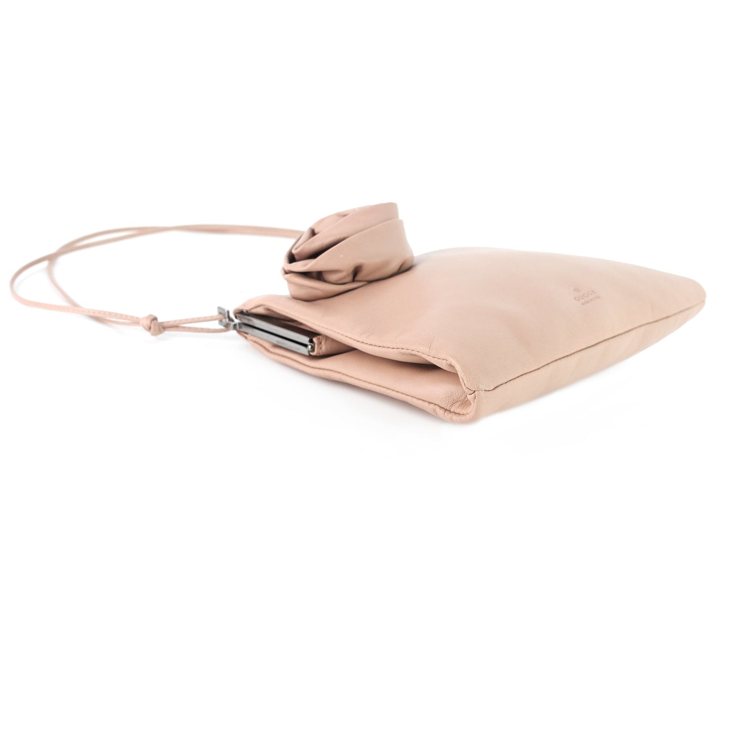 Gucci Rosette Lambskin Clutch Bag Leather
