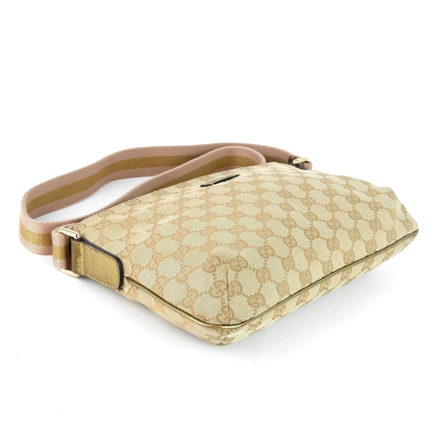 Gucci Web Crossbody Bag Canvas