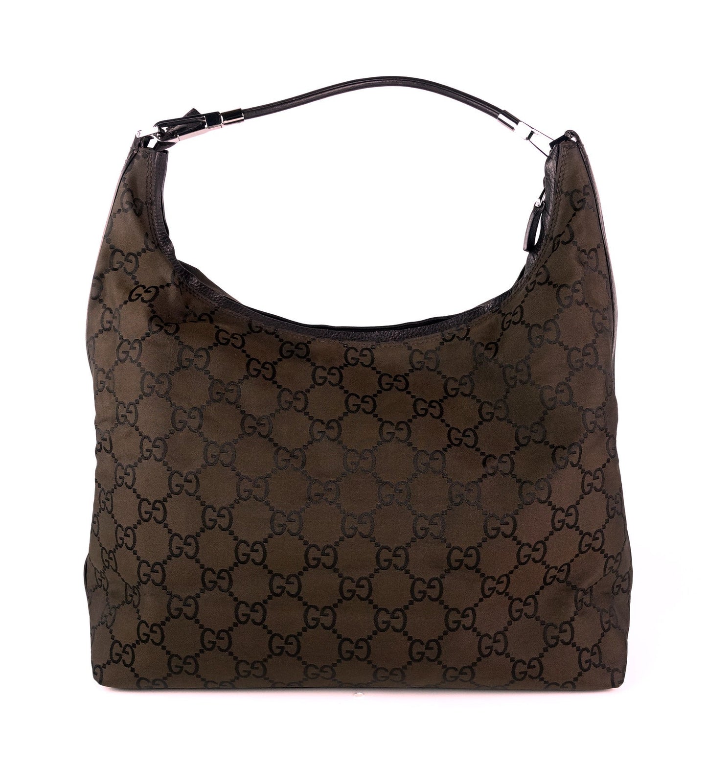 Gucci Hobo Bag Nylon Monogram Travel Bag