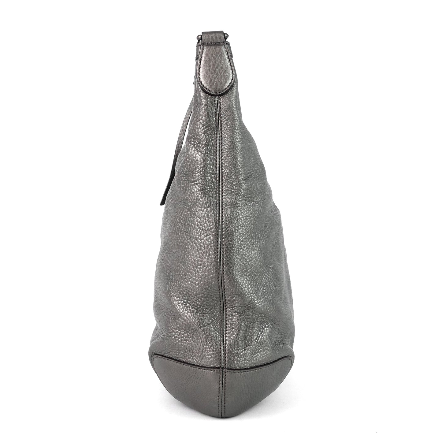 Gucci Soho Pebbled Calf Hobo Bag Leather Chain Shoulder Bag