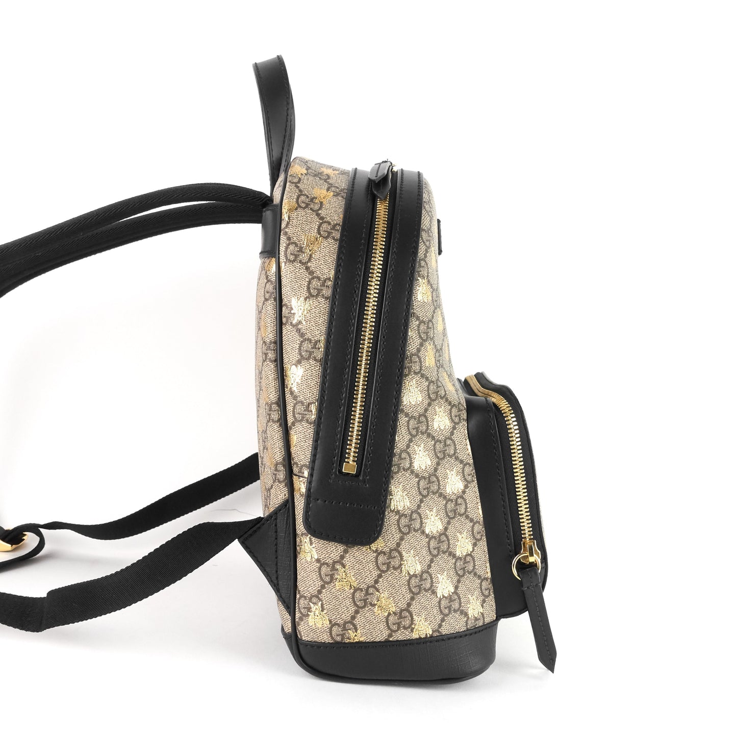 Gucci Bees Supreme Backpack Canvas Small