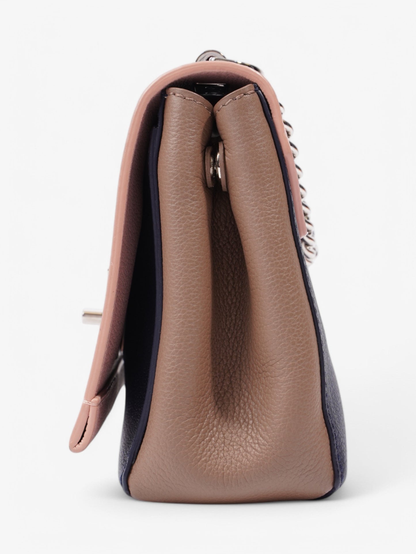 Louis Vuitton Lockme ll BB Leather Pink Navy Handbag