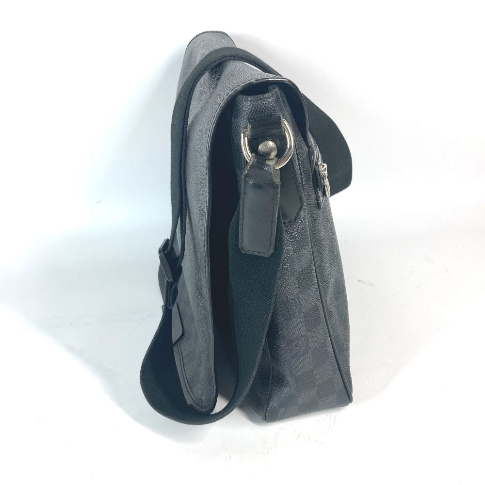 Louis Vuitton N41272 Damier Grafitto Damier Grafitte Canvas Black Shoulder Bag