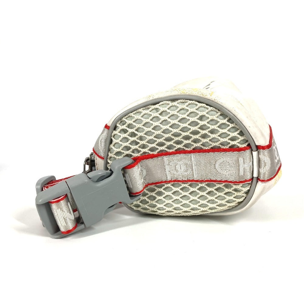 Chanel Nylon Sports logo White Shoulder Bag