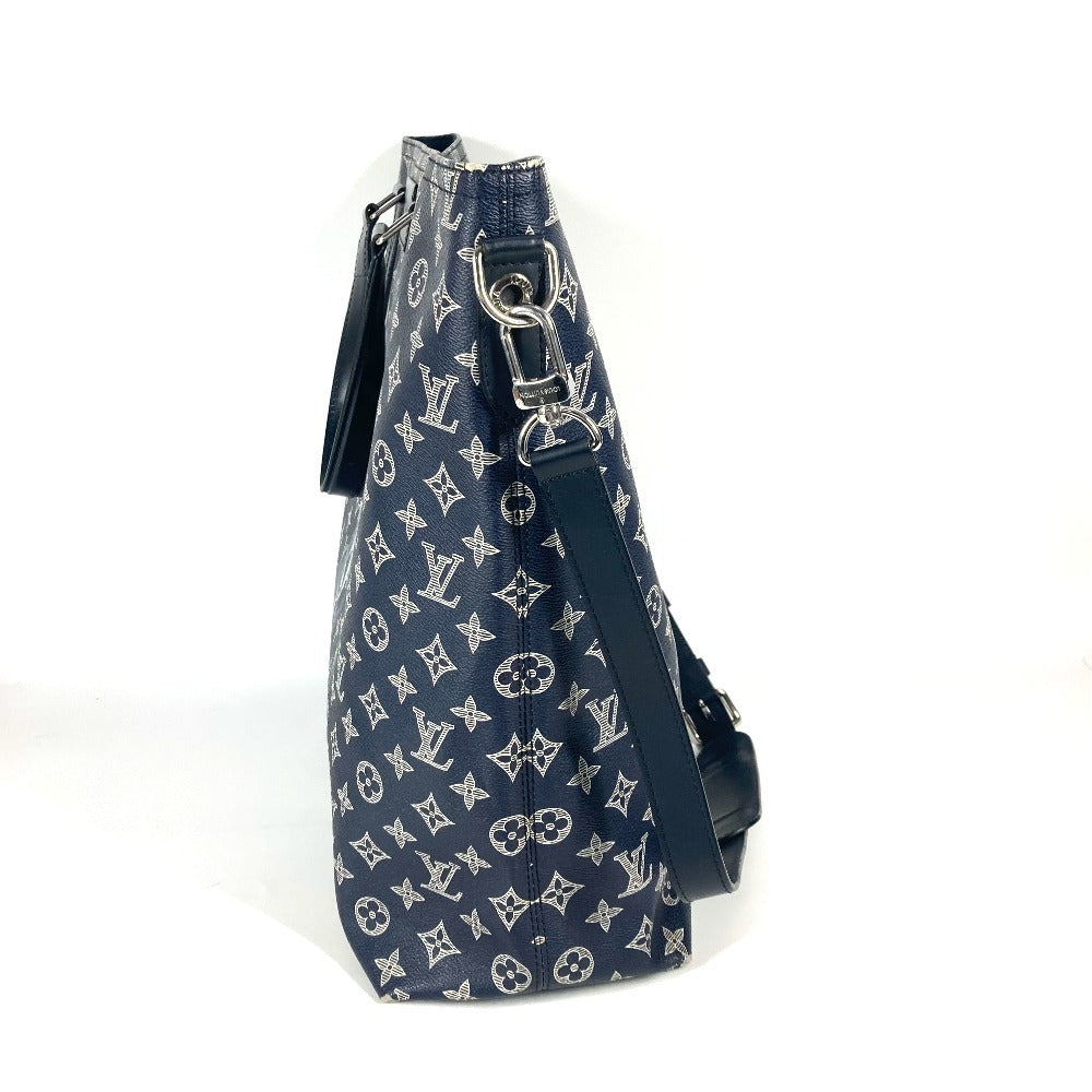 Louis Vuitton M54127 savanna Jake Dinos Monogram Canvas Navy Tote Bag Ot 21