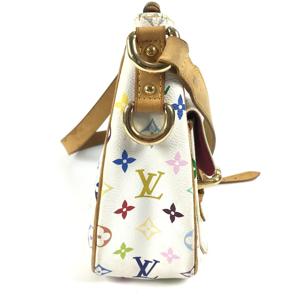 Louis Vuitton M40051 Lodge GM Monogram Canvas White Multicolor Shoulder Bag
