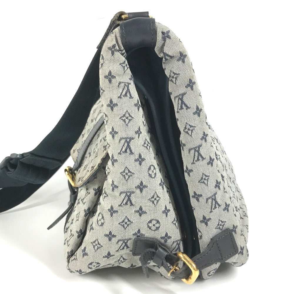 Louis Vuitton M42350 Sac Maman Monogram Canvas Navy Mini Shoulder Bag Ot 10
