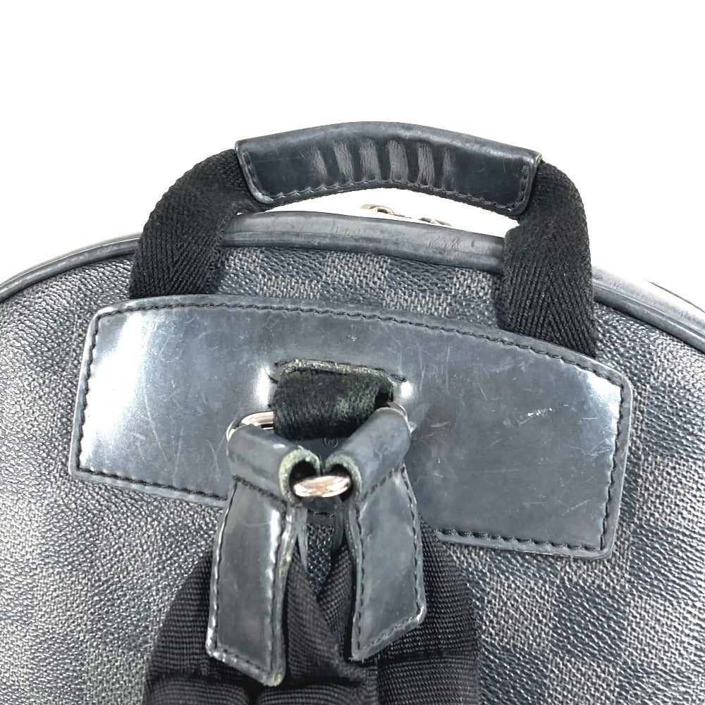 Louis Vuitton Backpack N41473 Damier Grafitto Damier Canvas Black