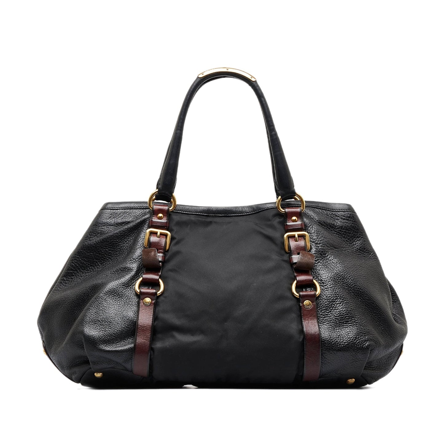 Prada And Tote Bag Leather Nylon