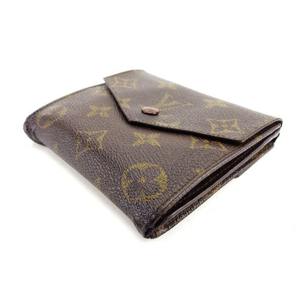 Louis Vuitton Bifold M61660 Portonebi old Brown Wallet Case P658