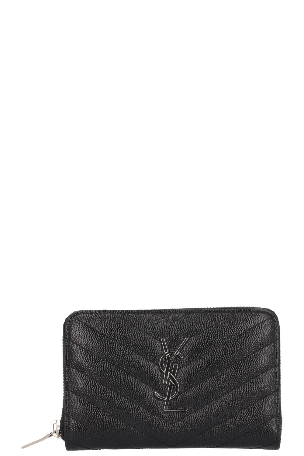 YSL Saint Laurent Cassandre Matelassé Wallet Black Handbag