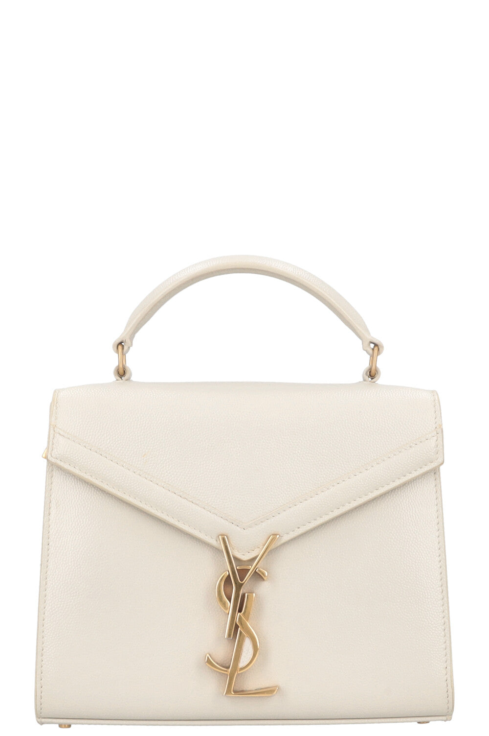 YSL Saint Laurent Cassandra Bag Ivory Mini Top Handle Mini Bag