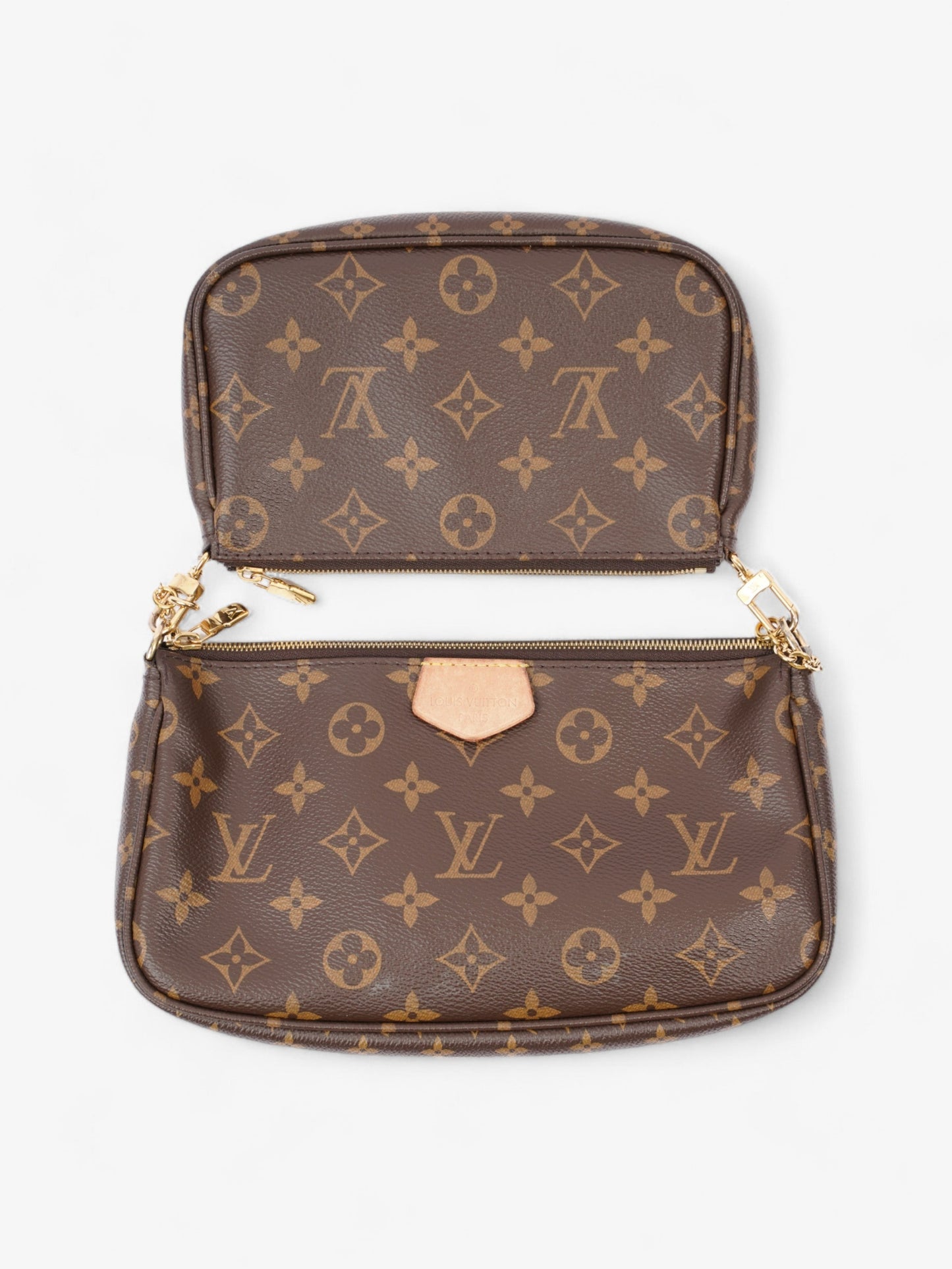 Louis Vuitton Multi Pochette Accessoires Coated Monogram Canvas Coated Canvas Apparel Coated Canvas