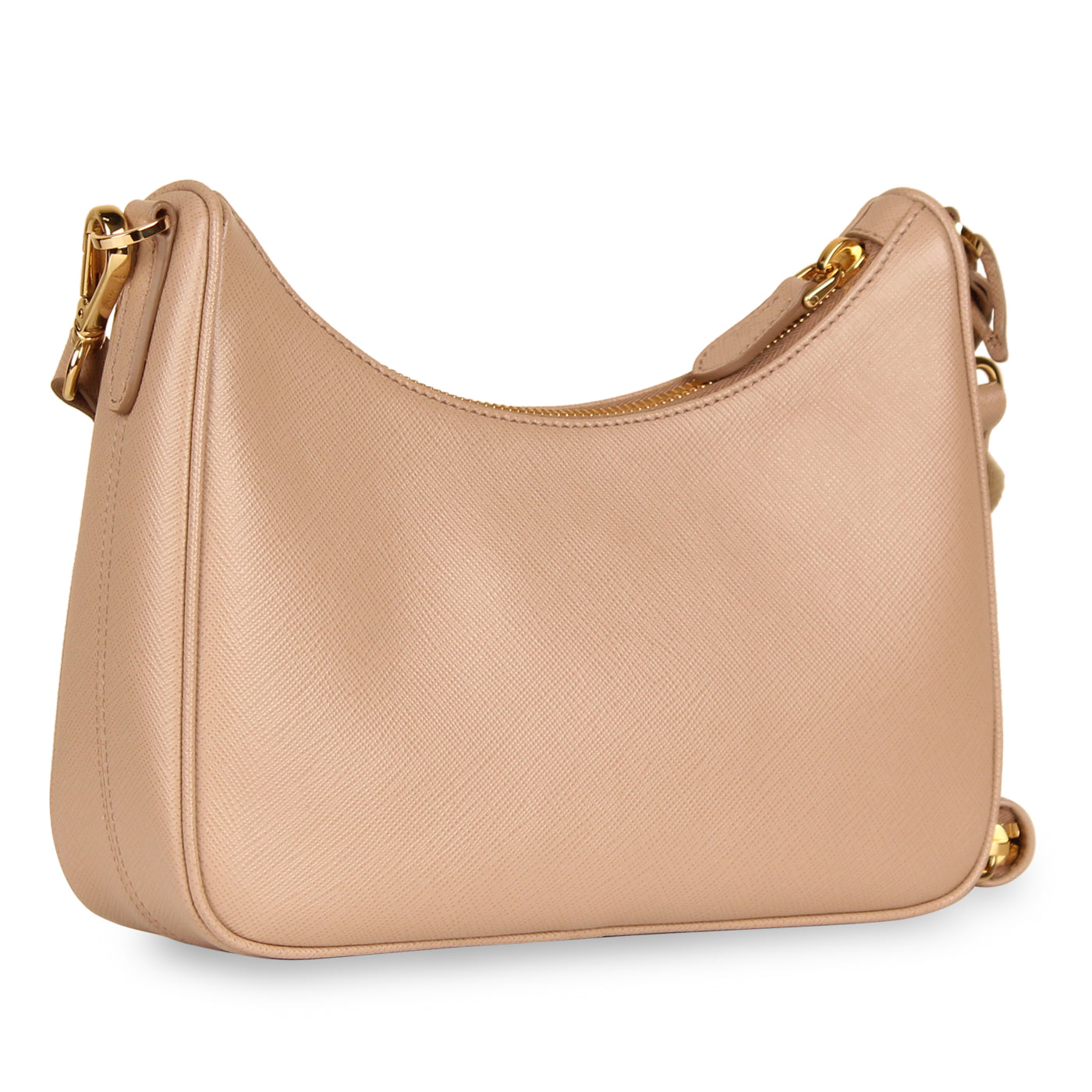 Prada Re Edition Nude Shoulder Bag Saffiano