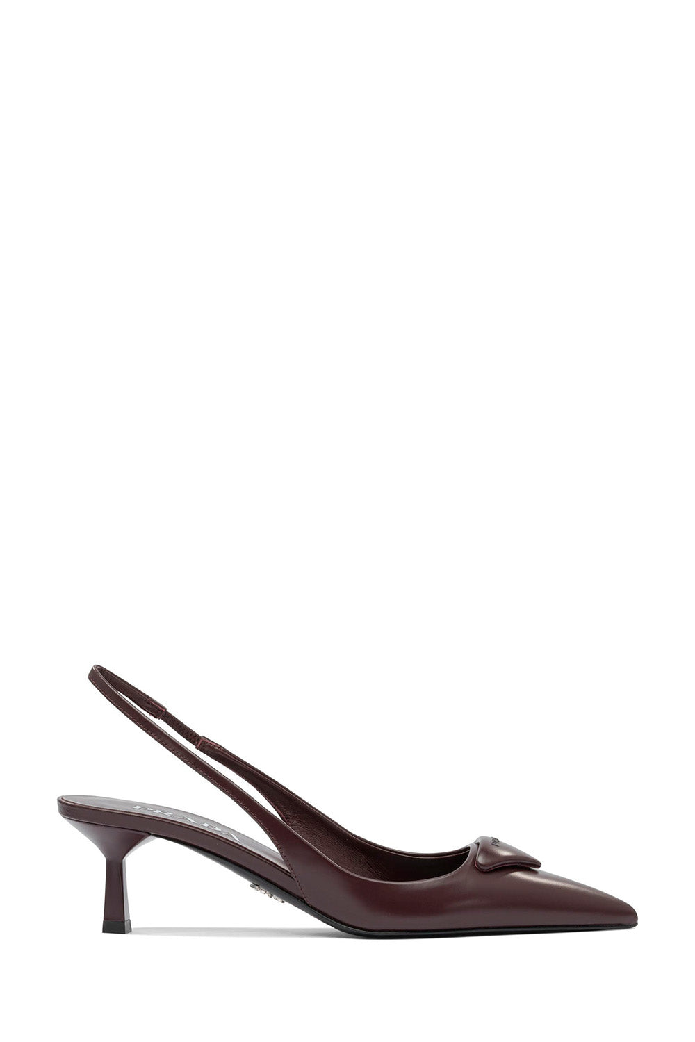 Prada Sling Bag Brushed Slingback Pumps Leather Shoes