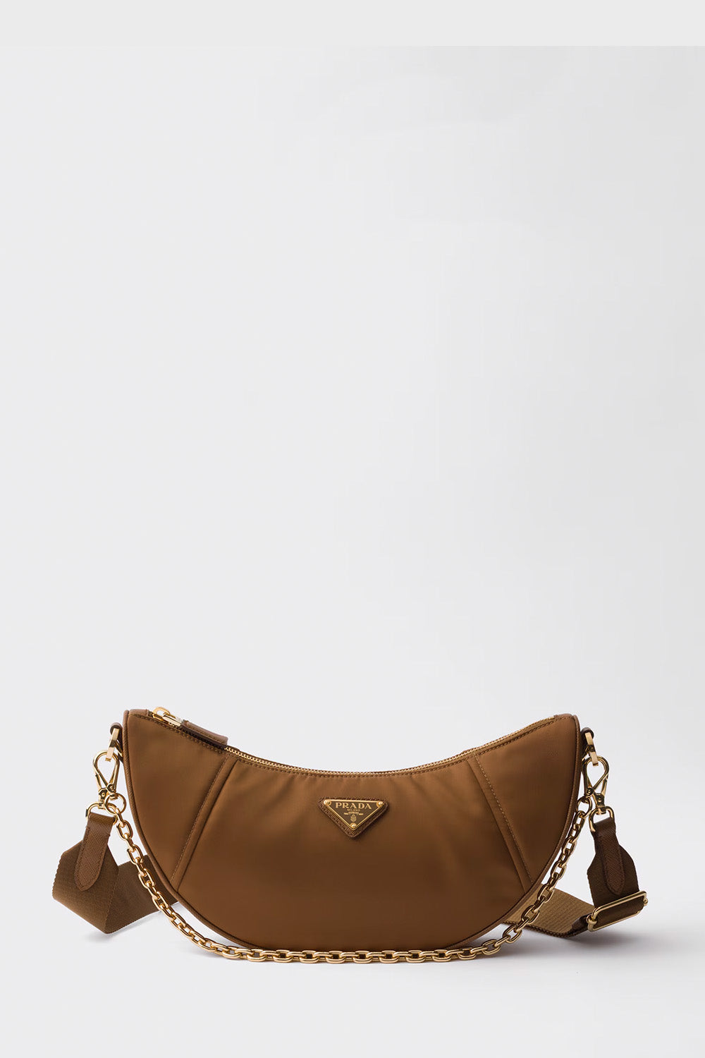 Prada Shoulder Bag Demi-Lune Re Nylon