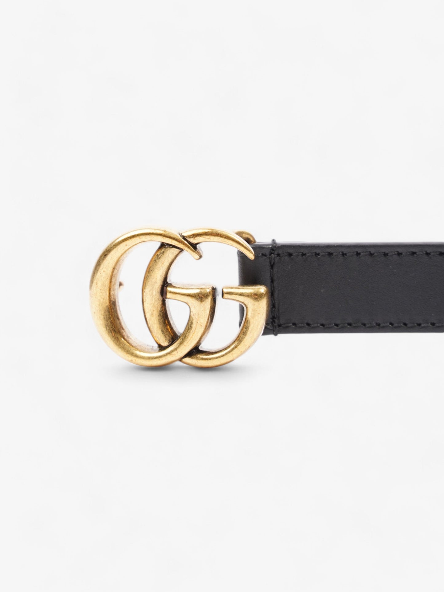 Gucci Marmont Thin Belt Handbag Leather Black Accessory 19
