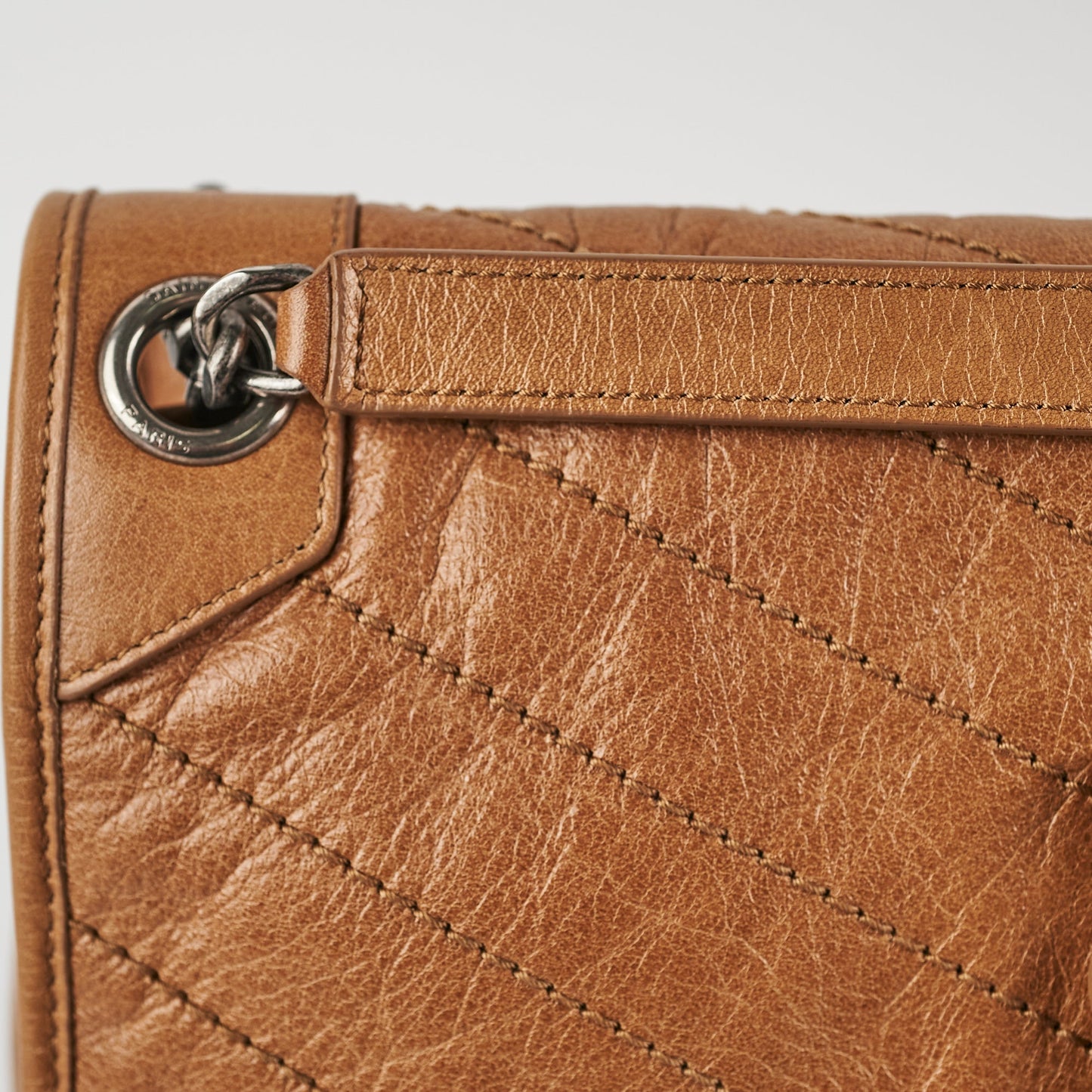 YSL Saint Laurent Niki Bag Brown Medium Travel Bag