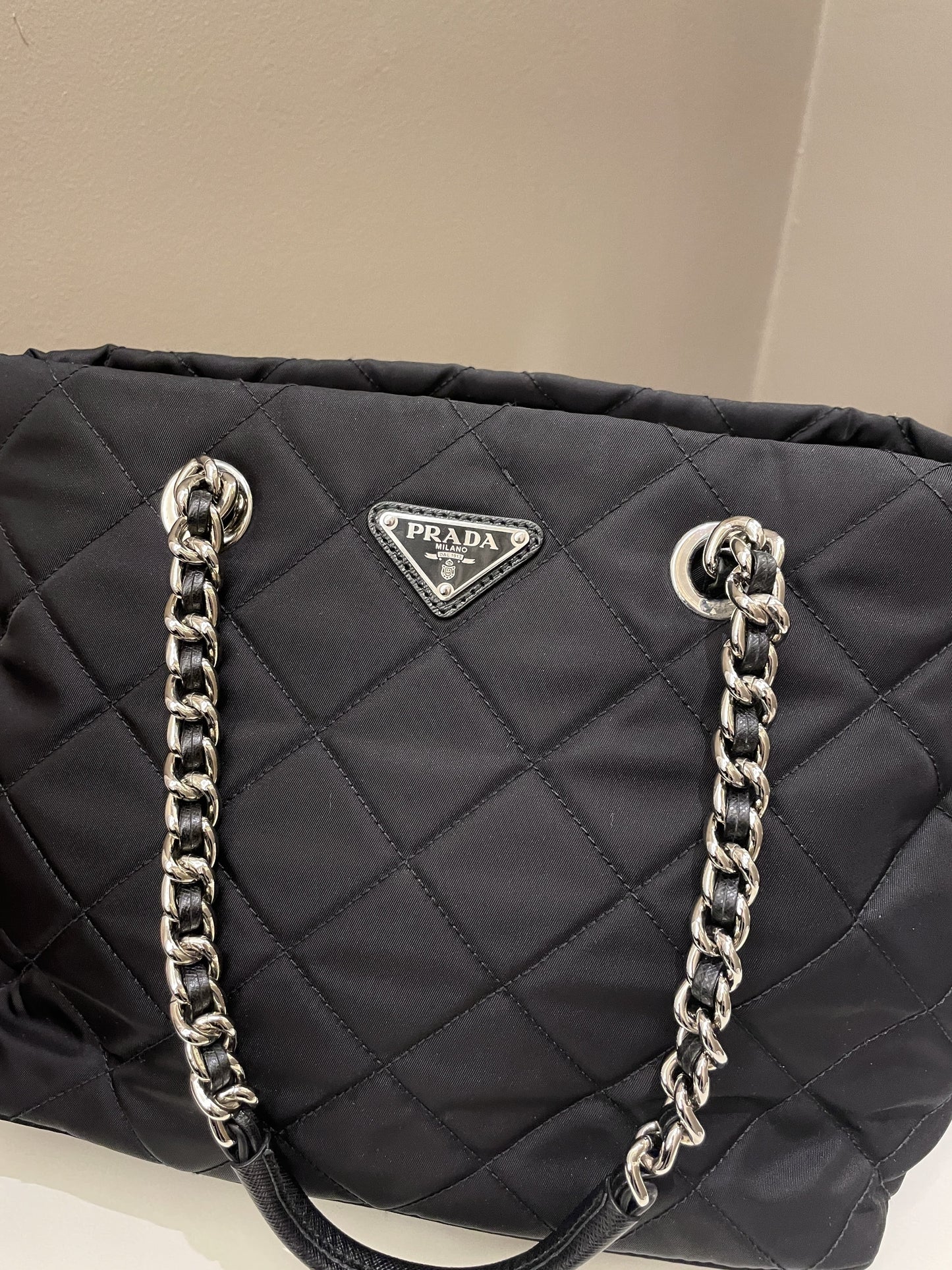 Prada Tessuto Crossbody Bag Nylon Black