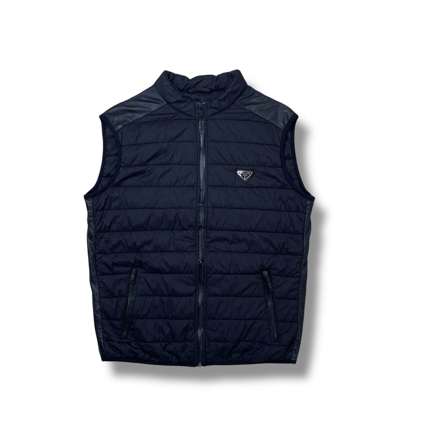 Prada Handbag Mainline Resin Coated Gilet L