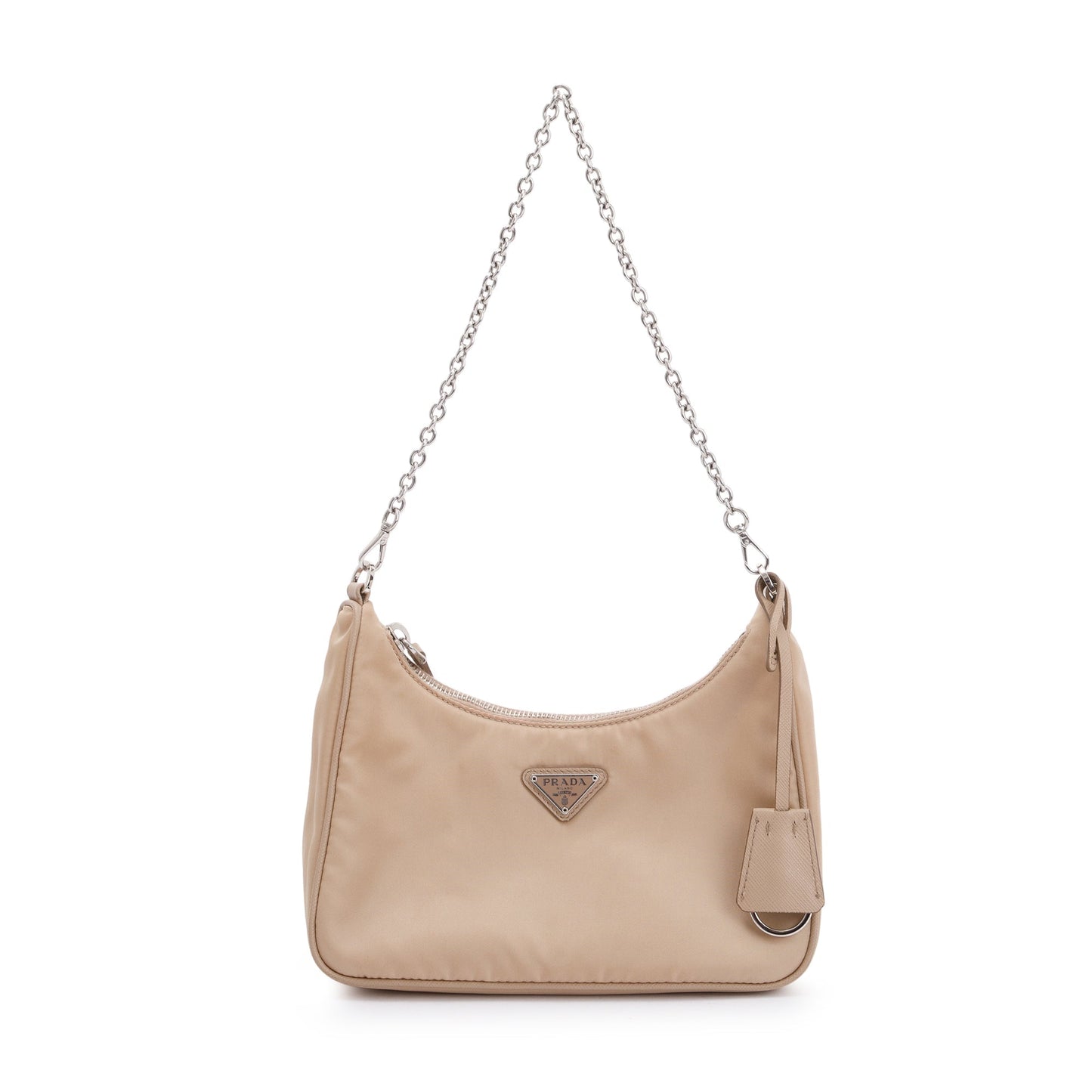 Prada Re Edition Shoulder Bag Nylon Beige