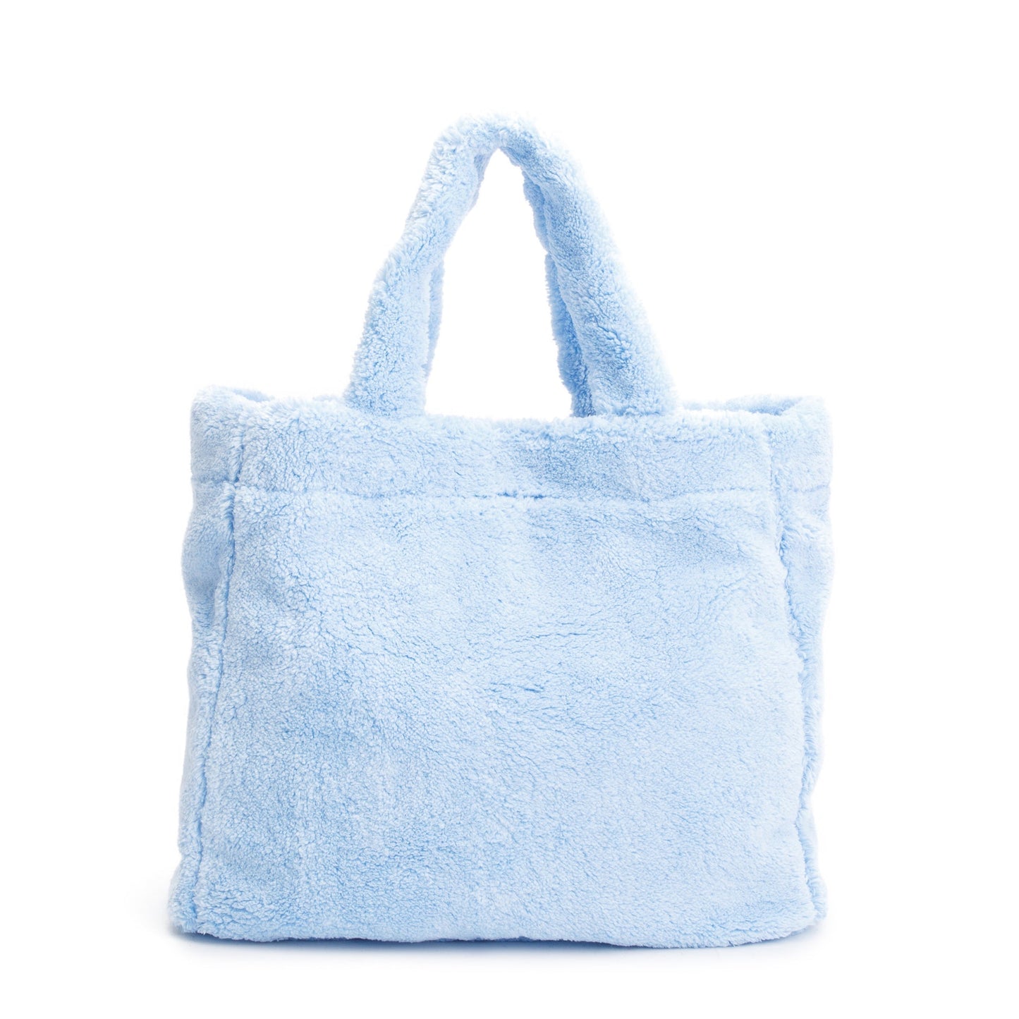 Prada Terry Cloth Tote Handbag Blue Logo Tote Bag