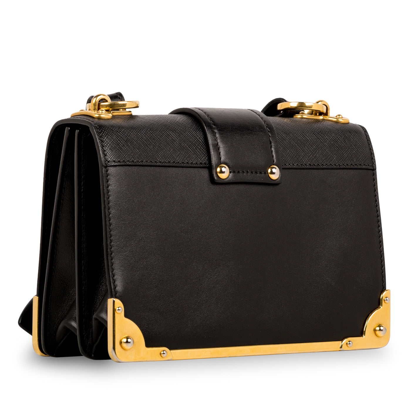 Prada Cahier Bag Leather Crossbody Bag